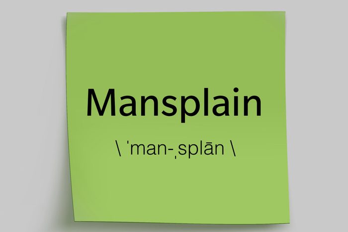 mansplain sticky note