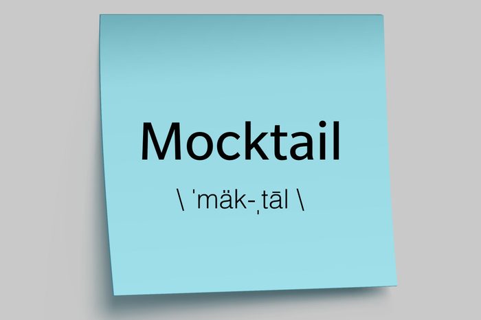 mocktail sticky note