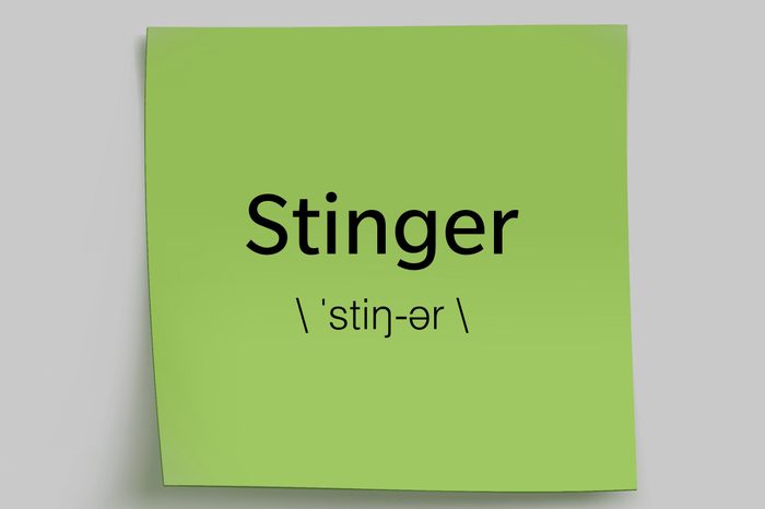 stinger sticky note