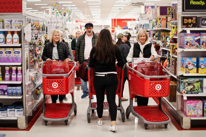 target holiday shopping