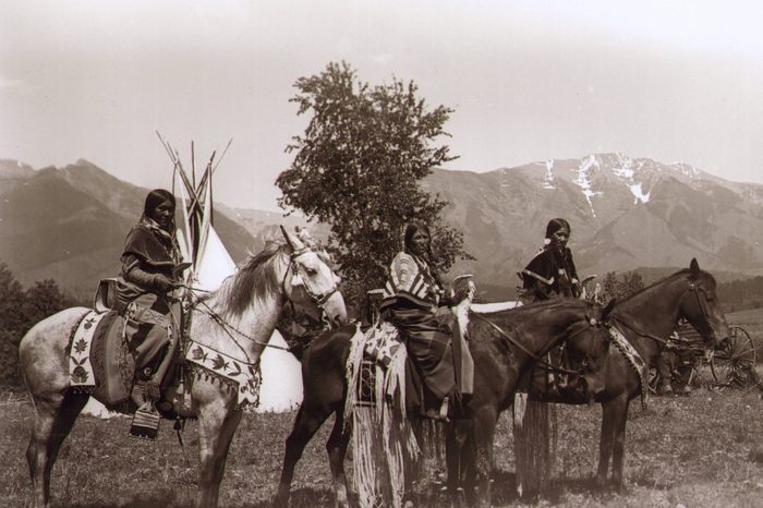 native american women on horses