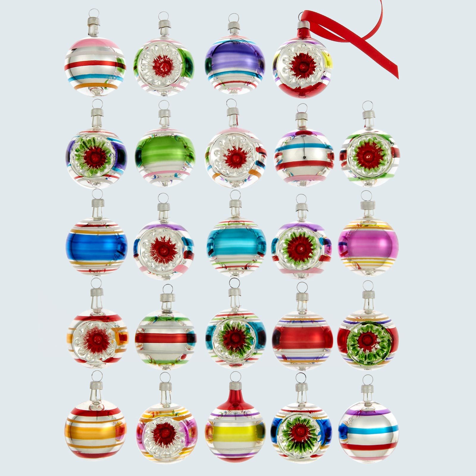 Glass mini ornaments