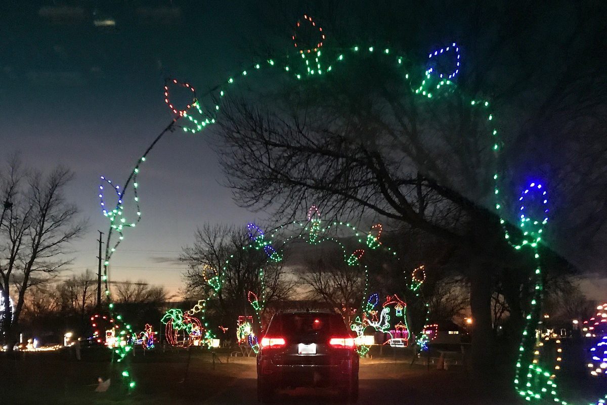 Adventureland Park Christmas Light Show