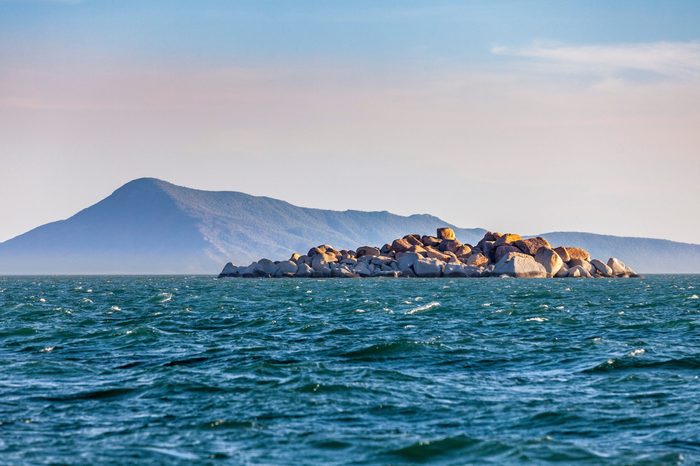 huge granite cairns at Cape Melville, Queensland,Australia