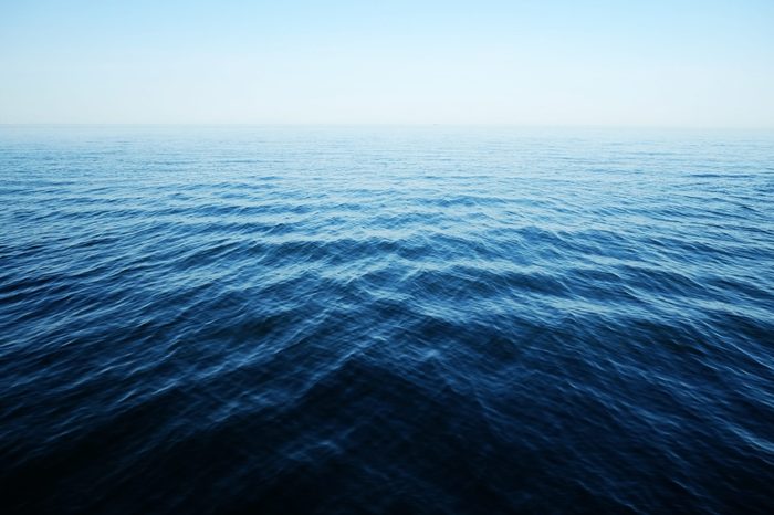 Blue sea background