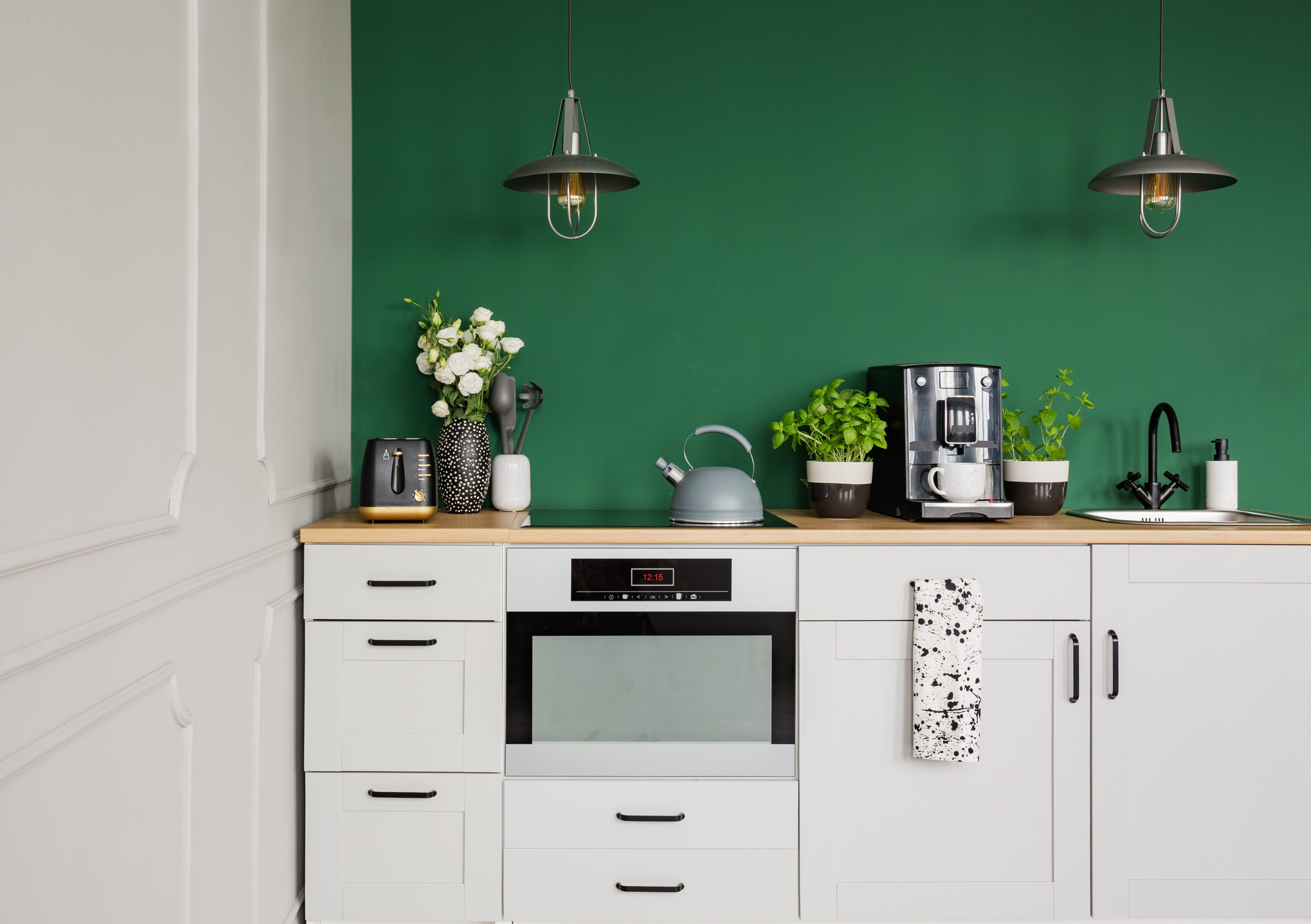 green kitchen
