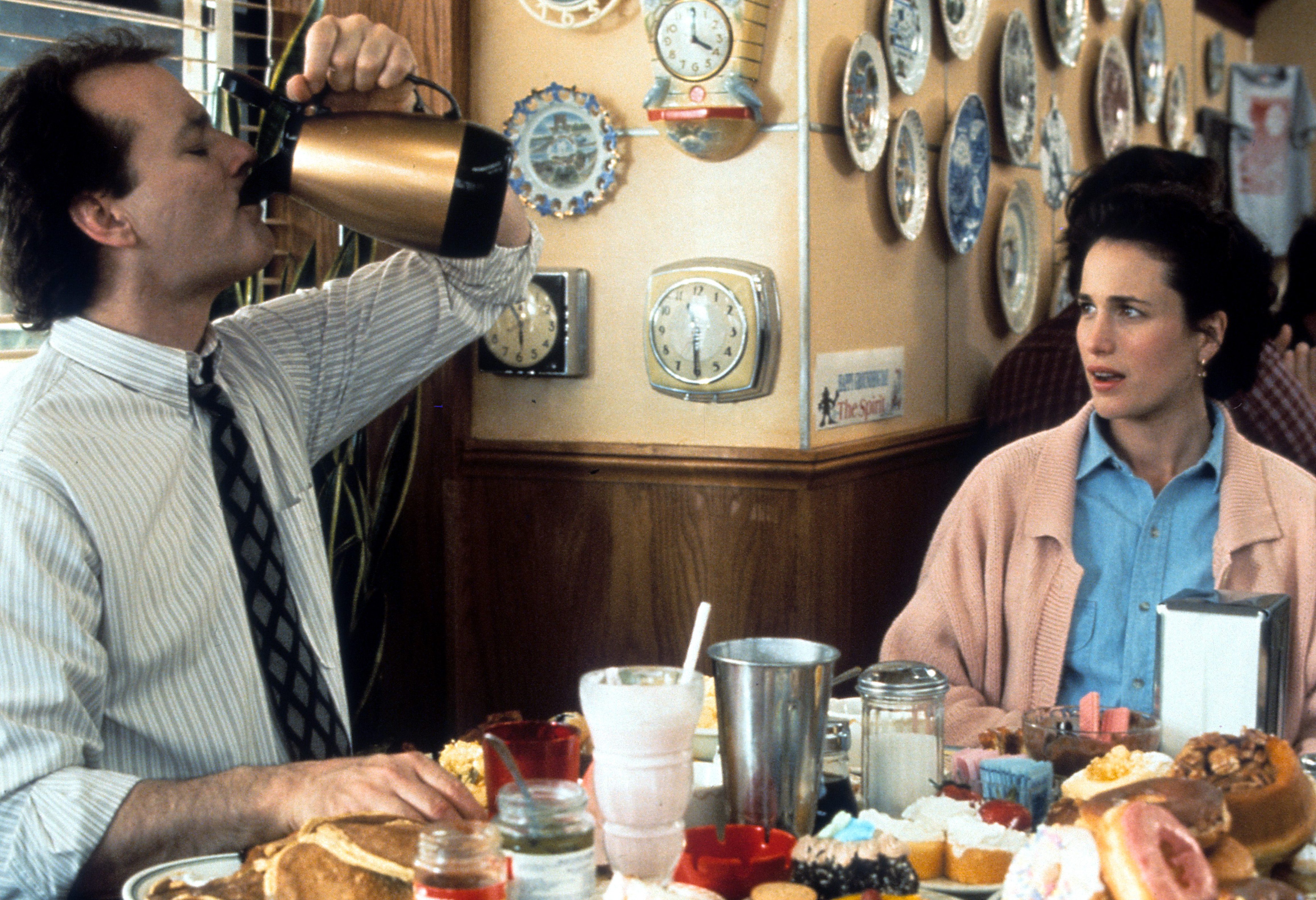 bill murray andie macdowell groundhog day movie 