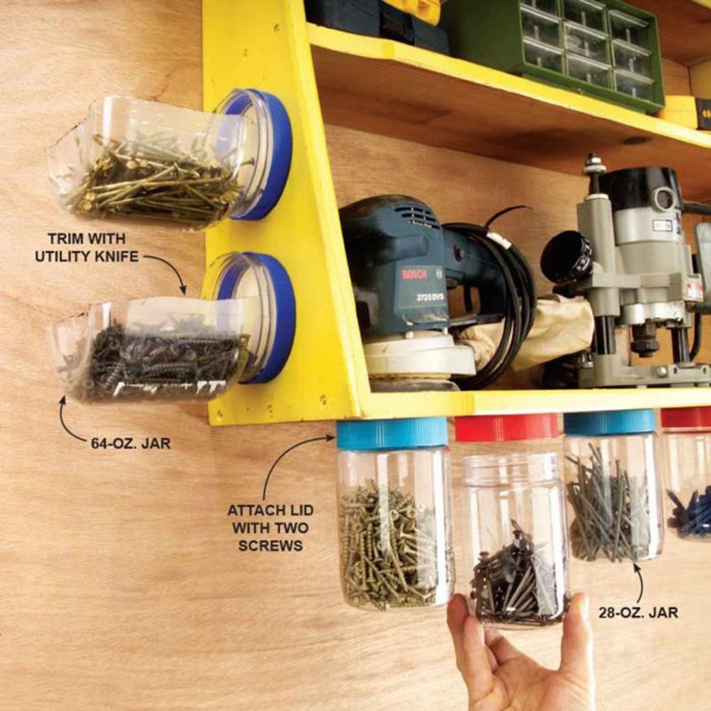 new use for peanut butter jars