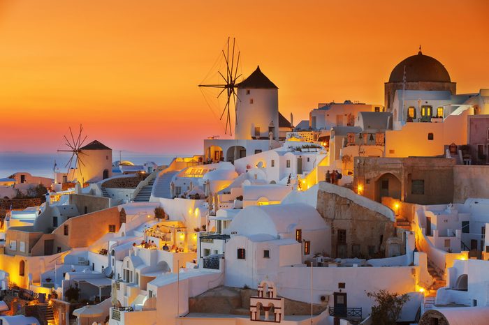 santorini greece romance