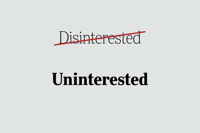 phrases you're using wrong uninterested