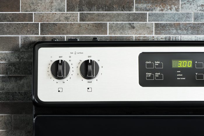 Stove panel control