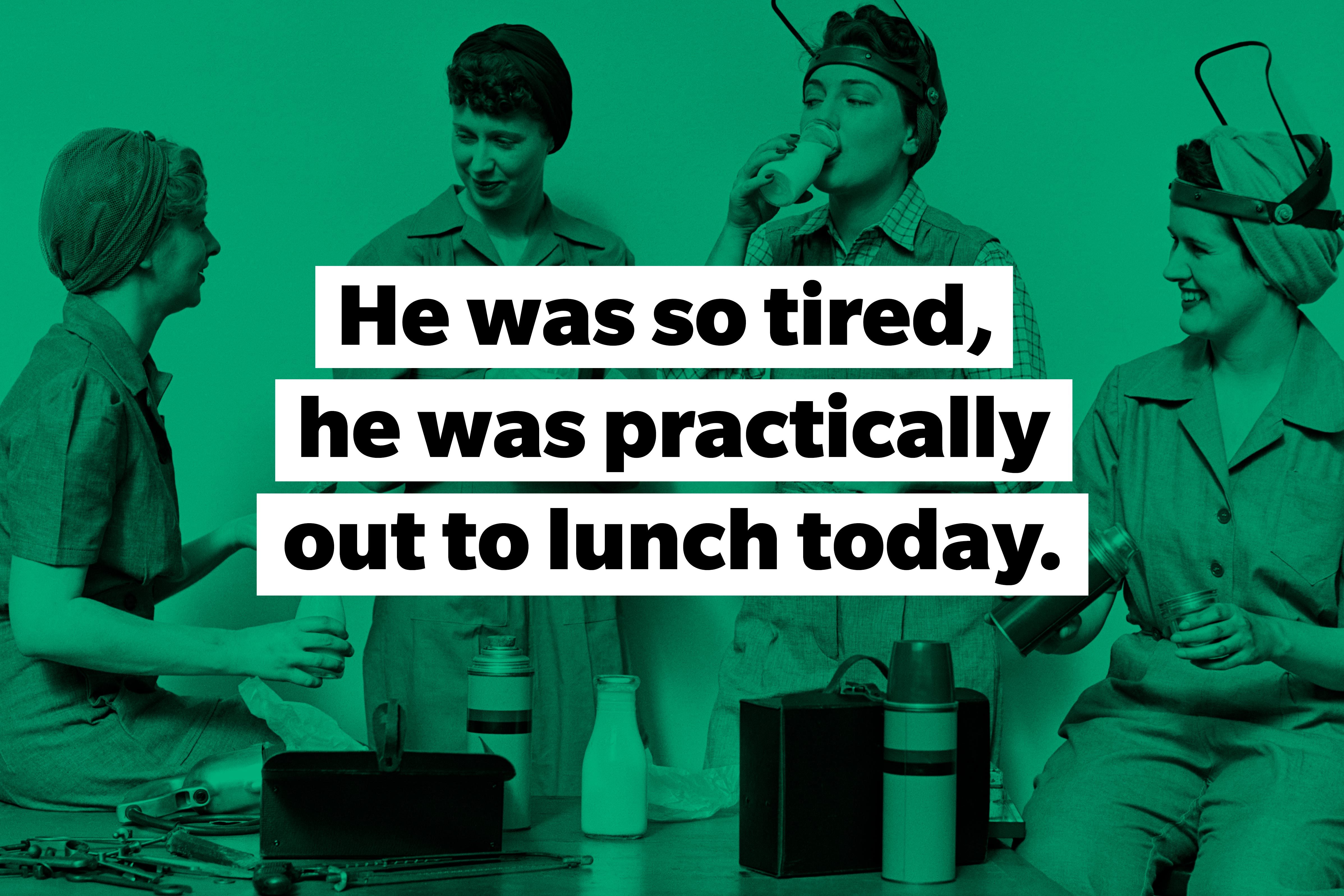 lunch slang