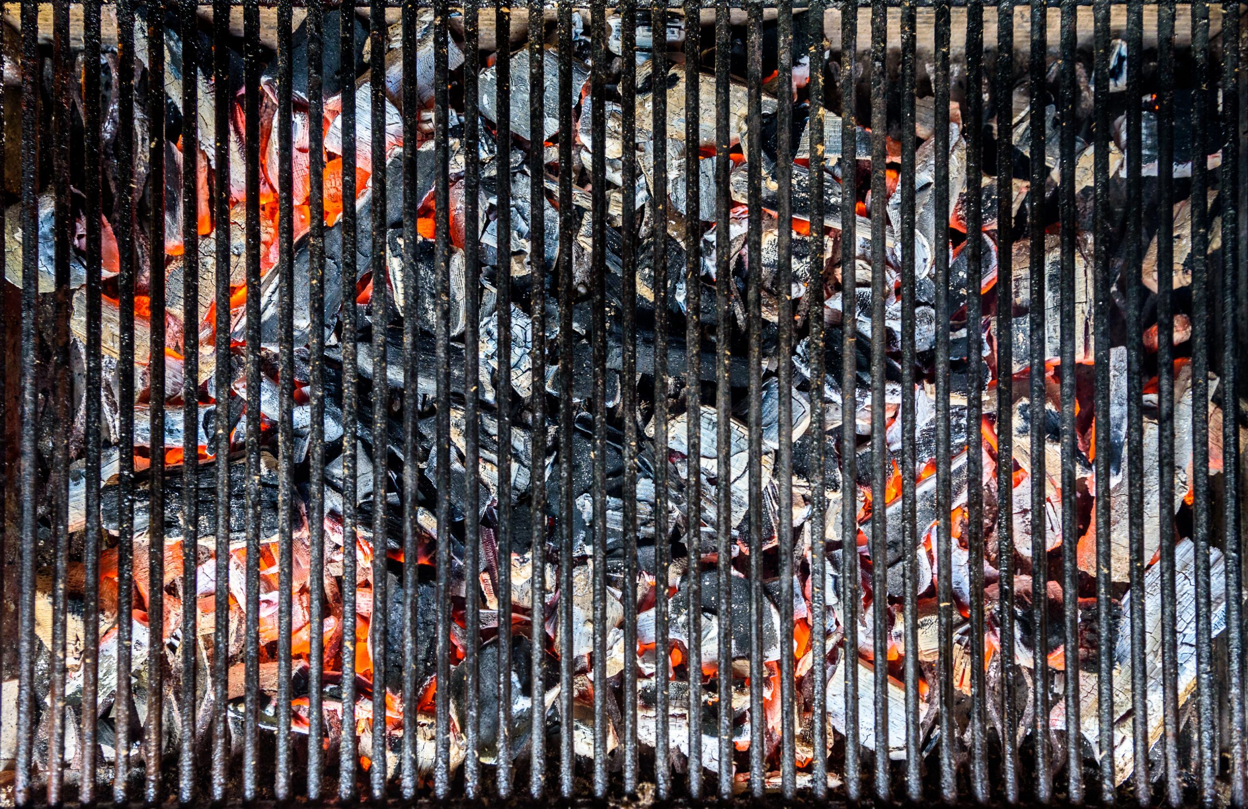 Full Frame Shot Of Barbecue Grill