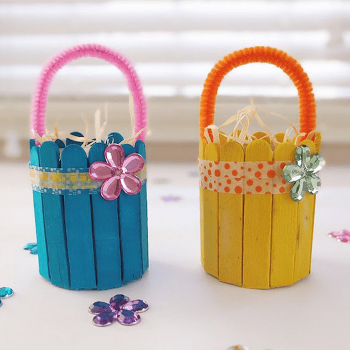 Cardboard Roll Easter Basket Courtesy Thejoysharing