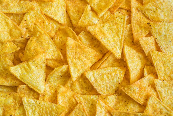 Full Frame Shot Of Nacho Chips