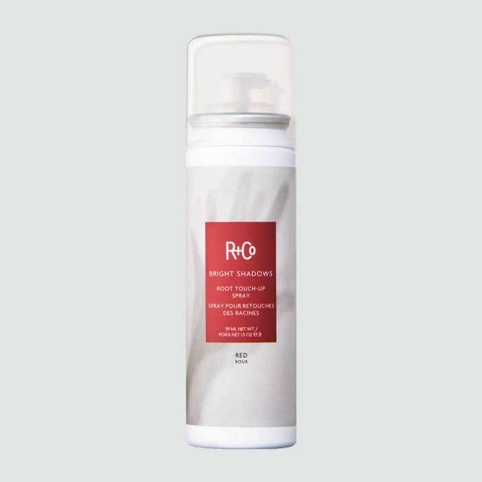 Spray can stands on a light background, labeled 