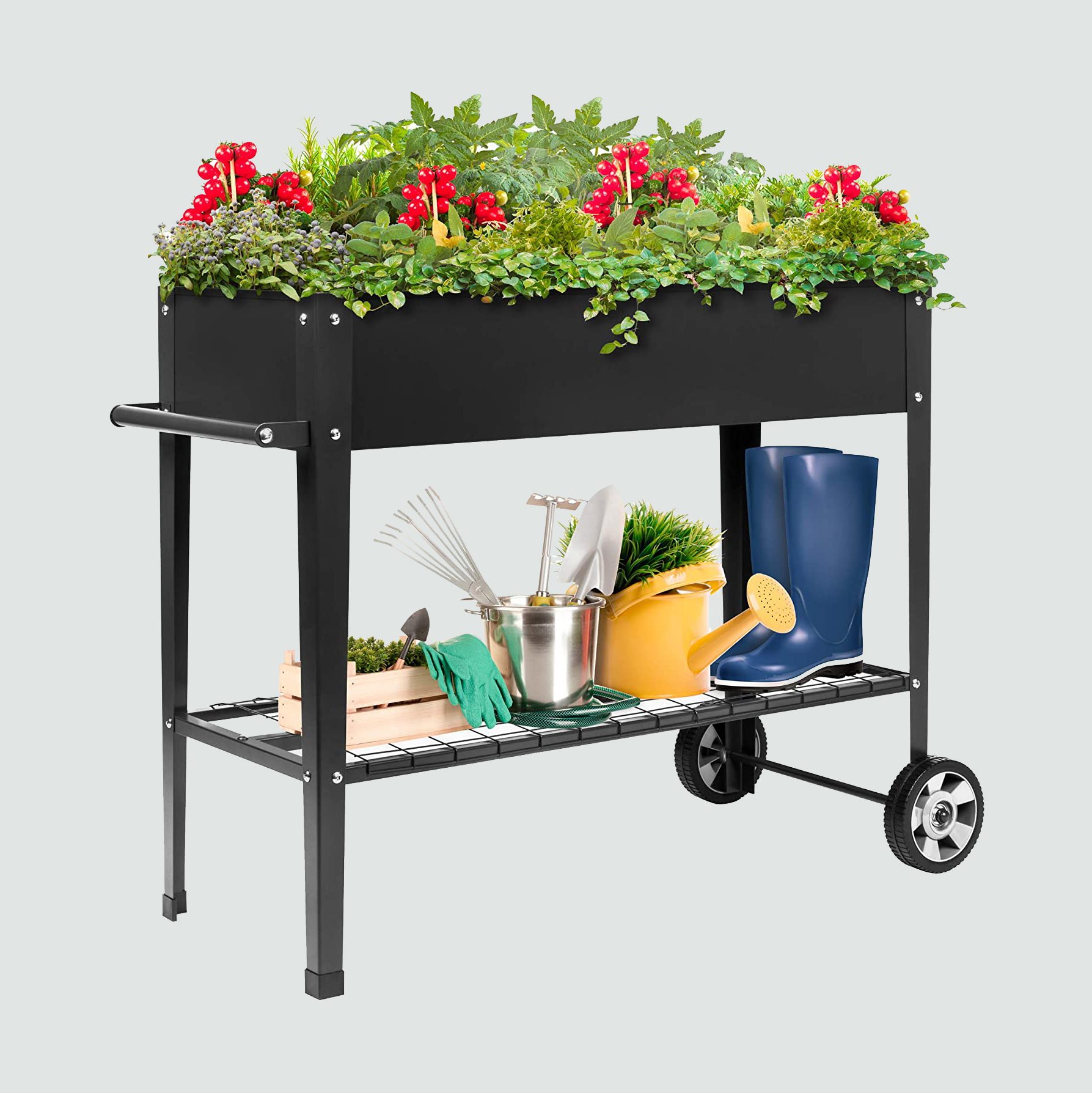 Best Choice Products Mobile Raised Garden Bed