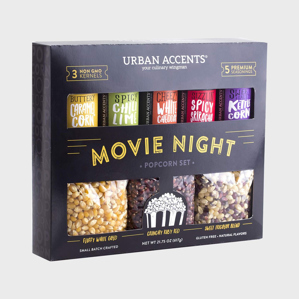 Urban Accents Movie Night Popcorn Variety Pack