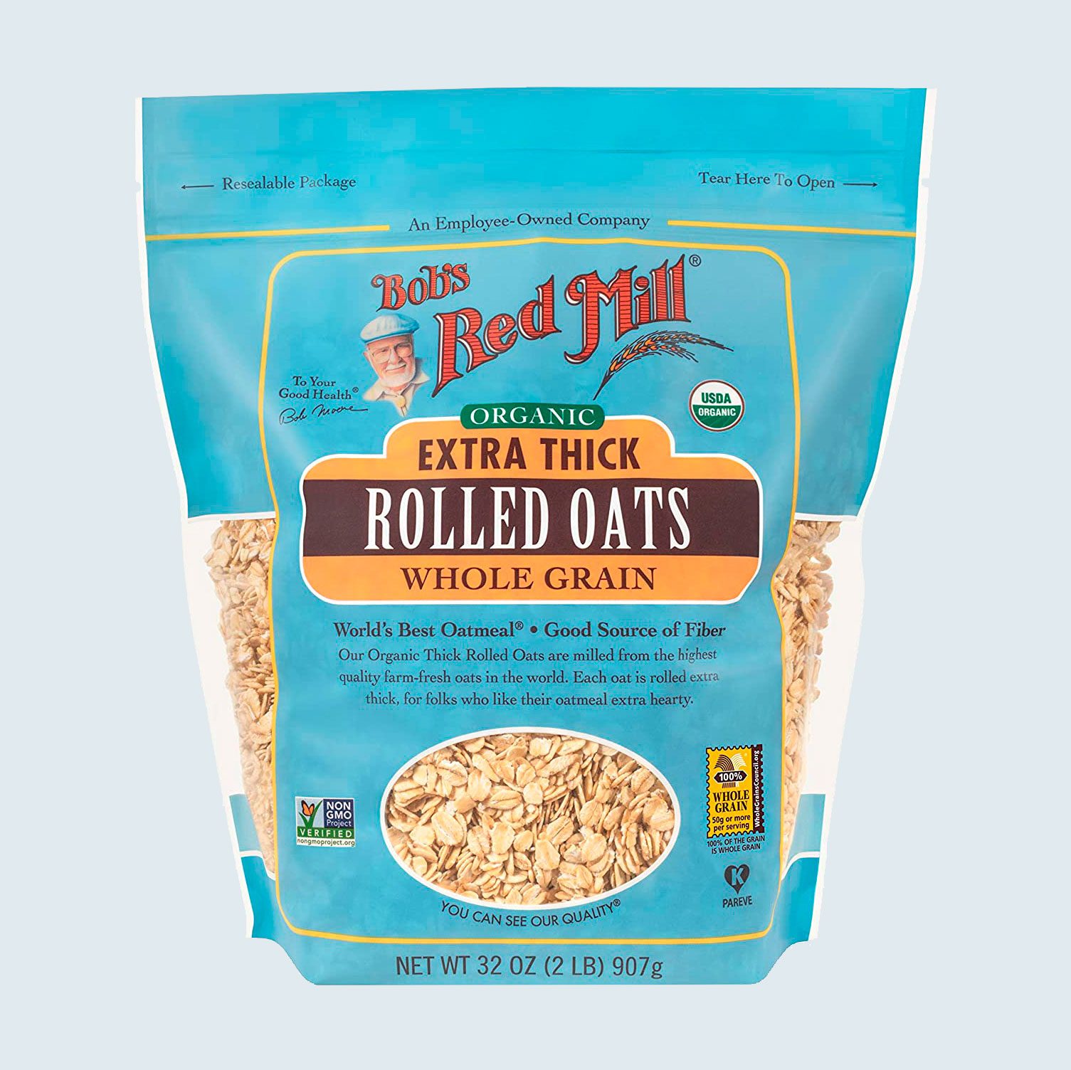 Bob's Red Mill Resealable Organic Extra Thick Rolled Oats