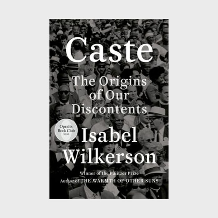 The book cover features a crowd of people in black and white, with the title 