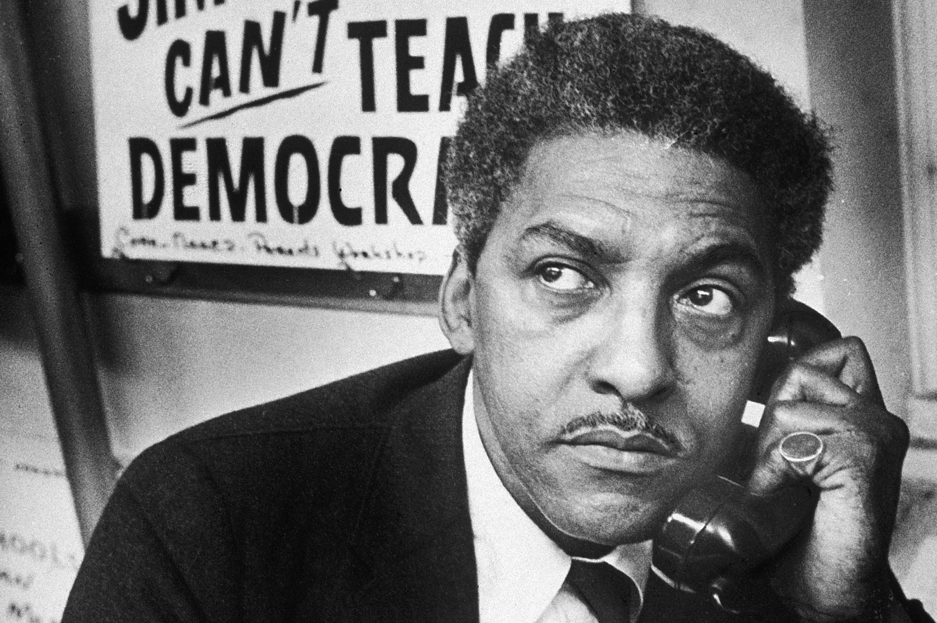Bayard Rustin At Work
