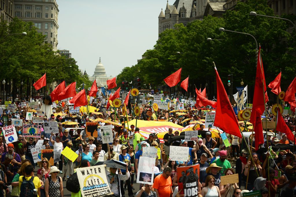 Climate Marches Take Place Across Country