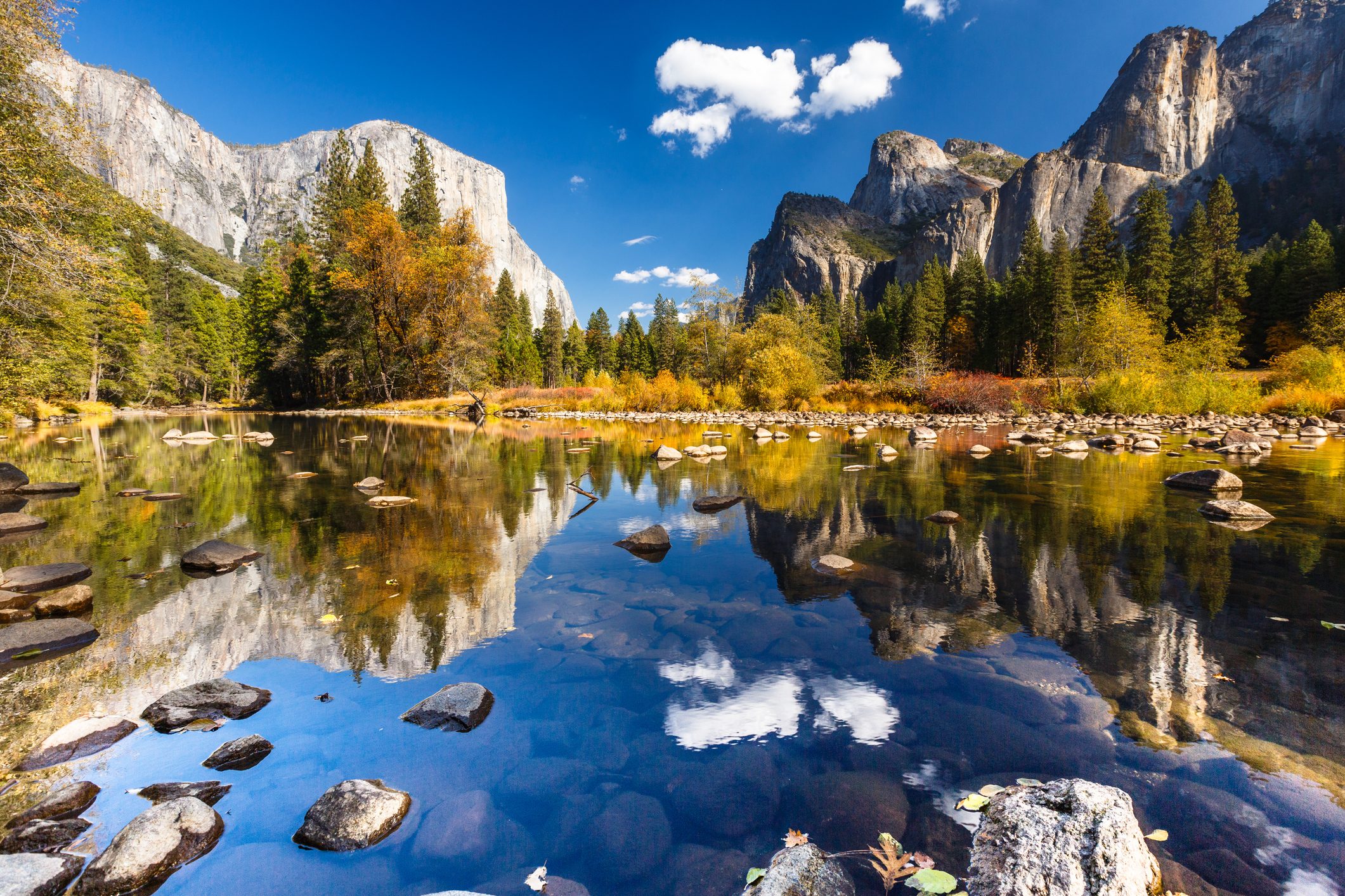 Yosemite Valley in fall