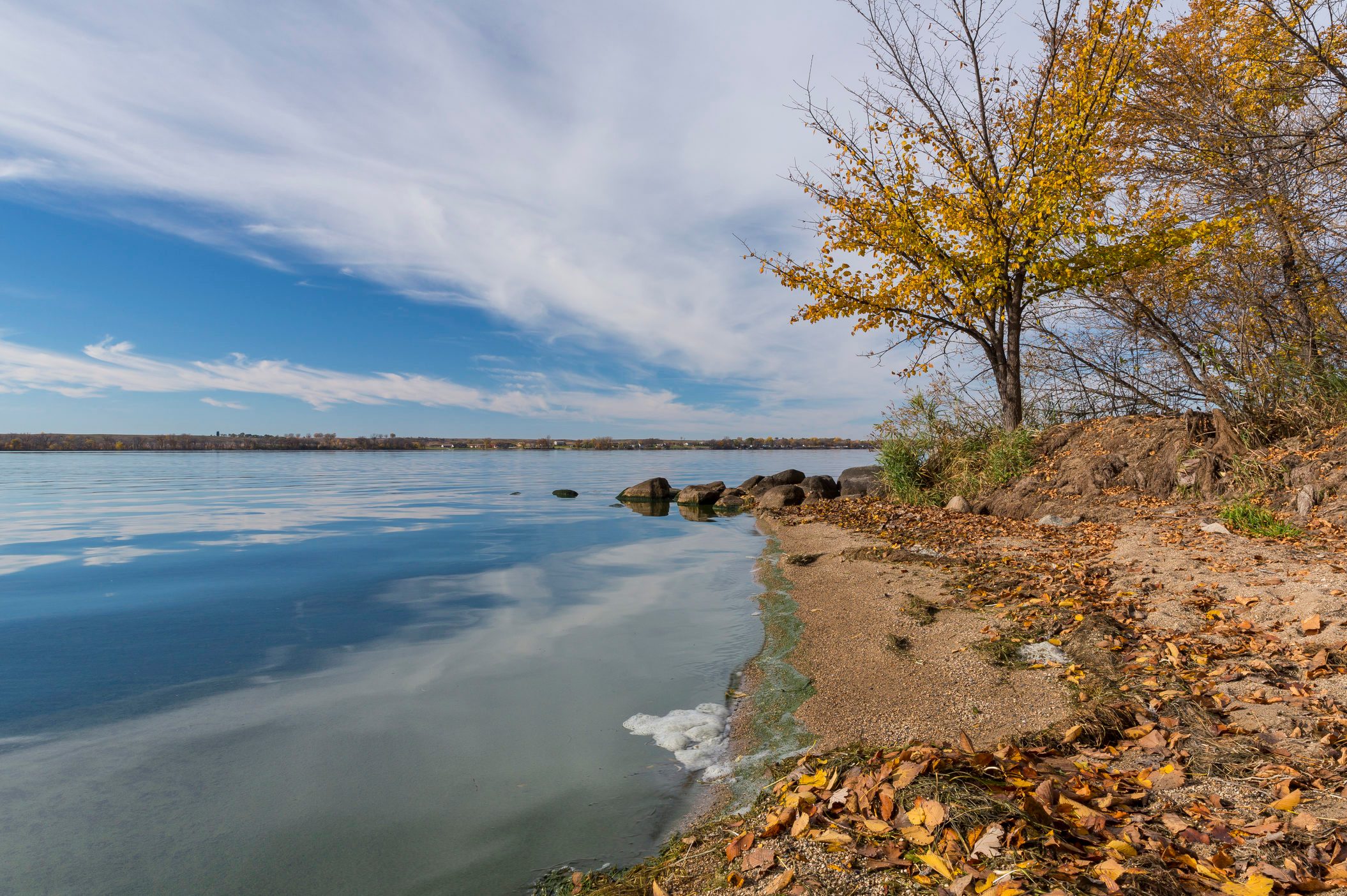 Big Stone Lake In Autumn