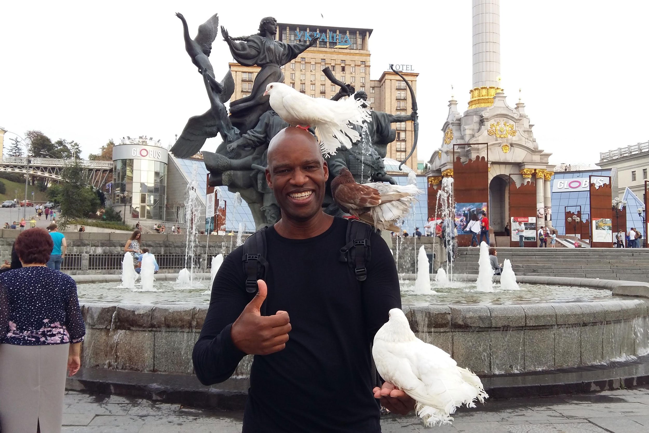 Jeremy Helligar in Kiev, Ukraine. 