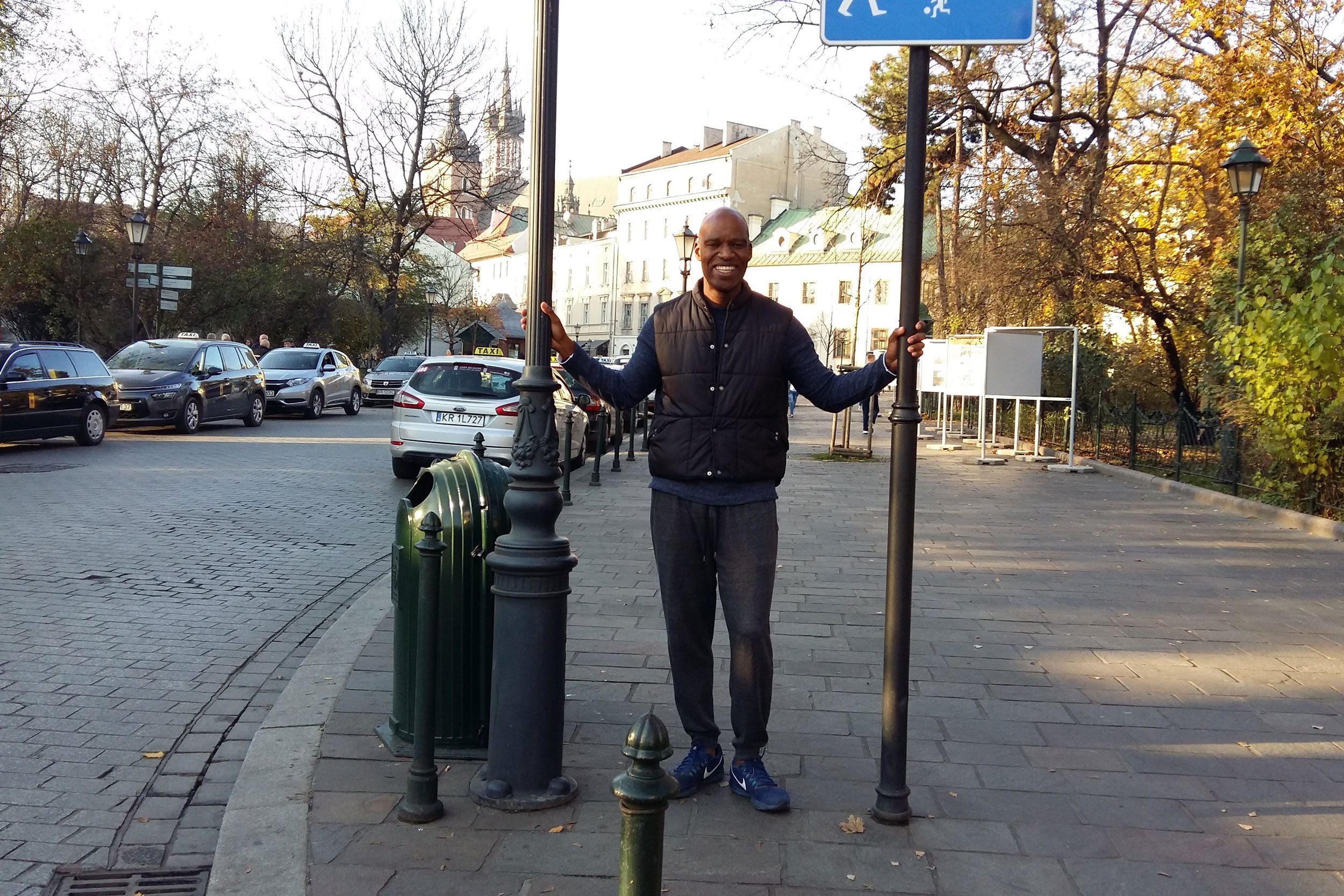 Jeremy Helligar in Krakow, Poland.