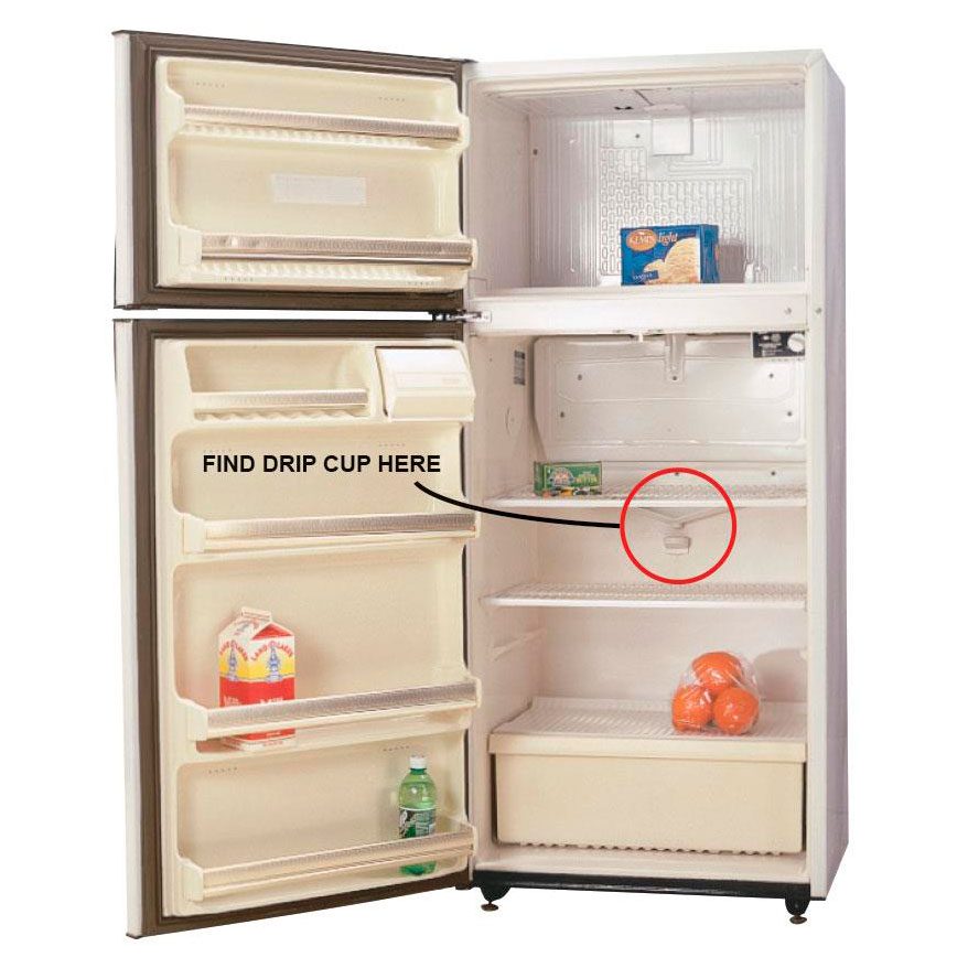 open fridge