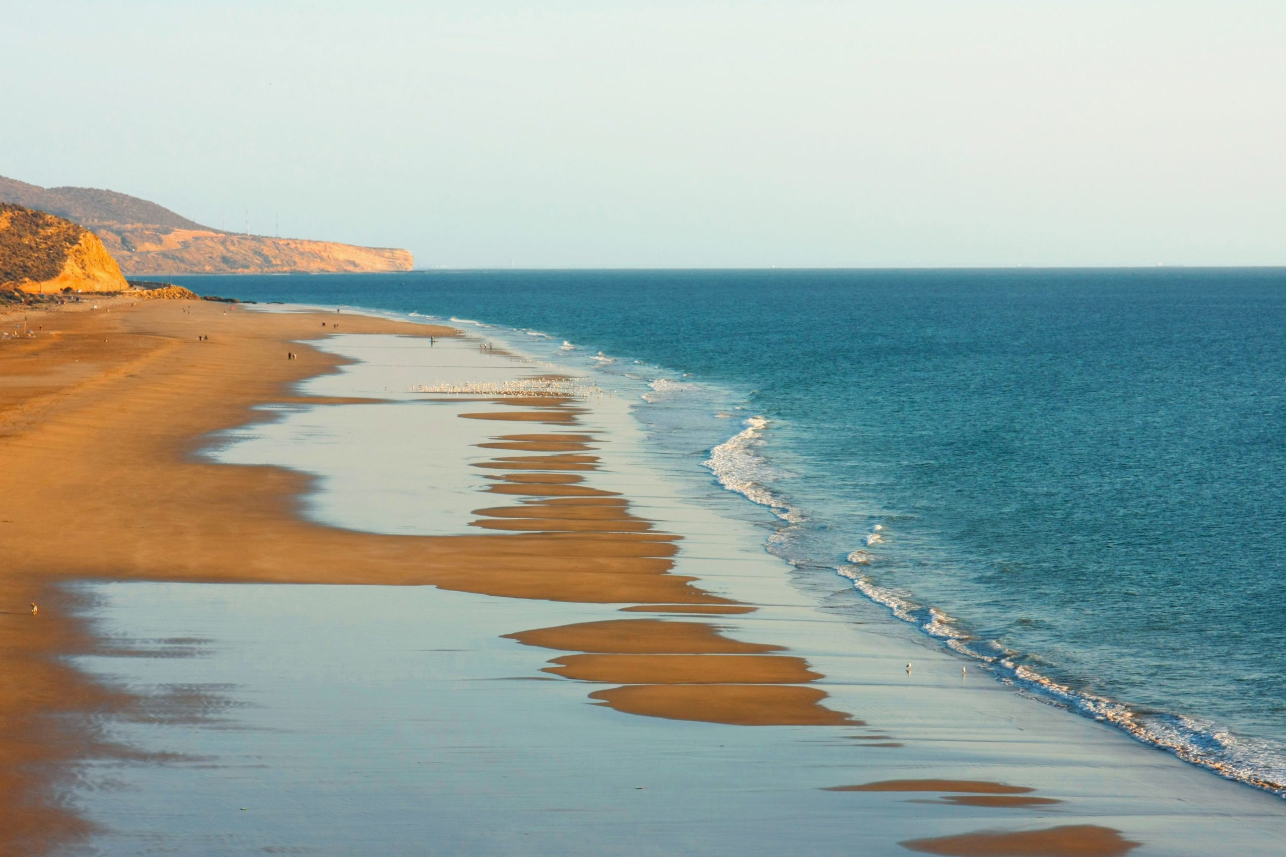 Atlantic Ocean coast, Essaouira Coastal landscape, Morocco.