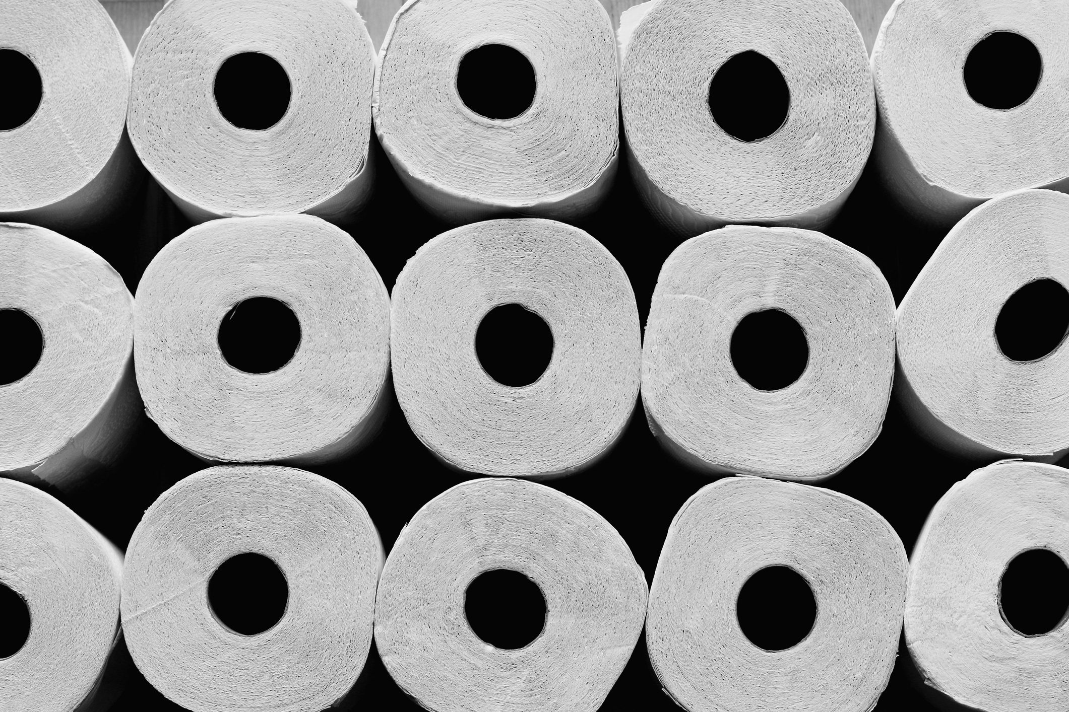 Full Frame Shot Of Toilet Papers