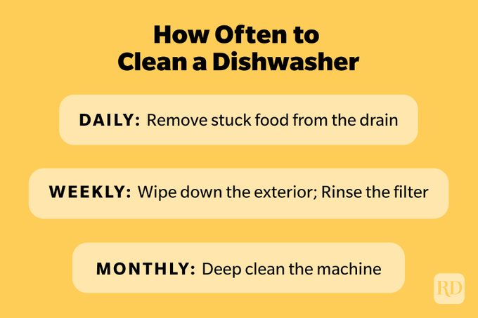 Dishwasher Cleaning Infographic