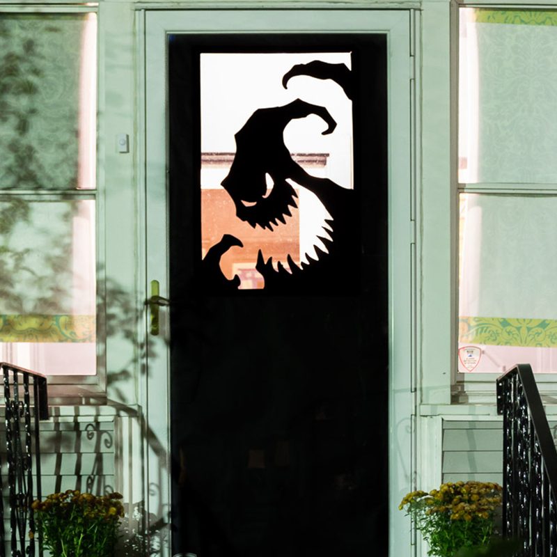 Monster door decoration