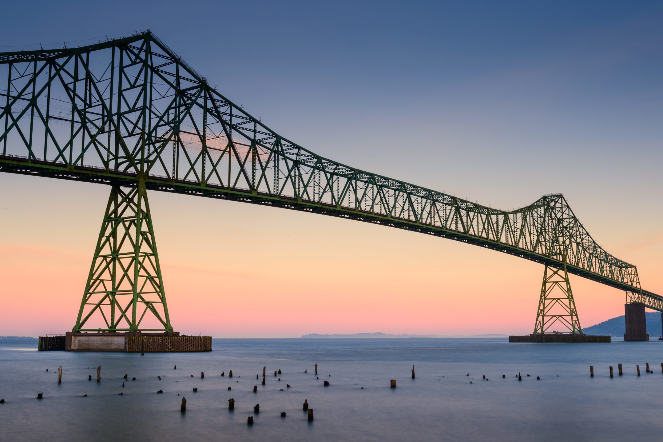 Astoria-Megler Bridge at Dawn