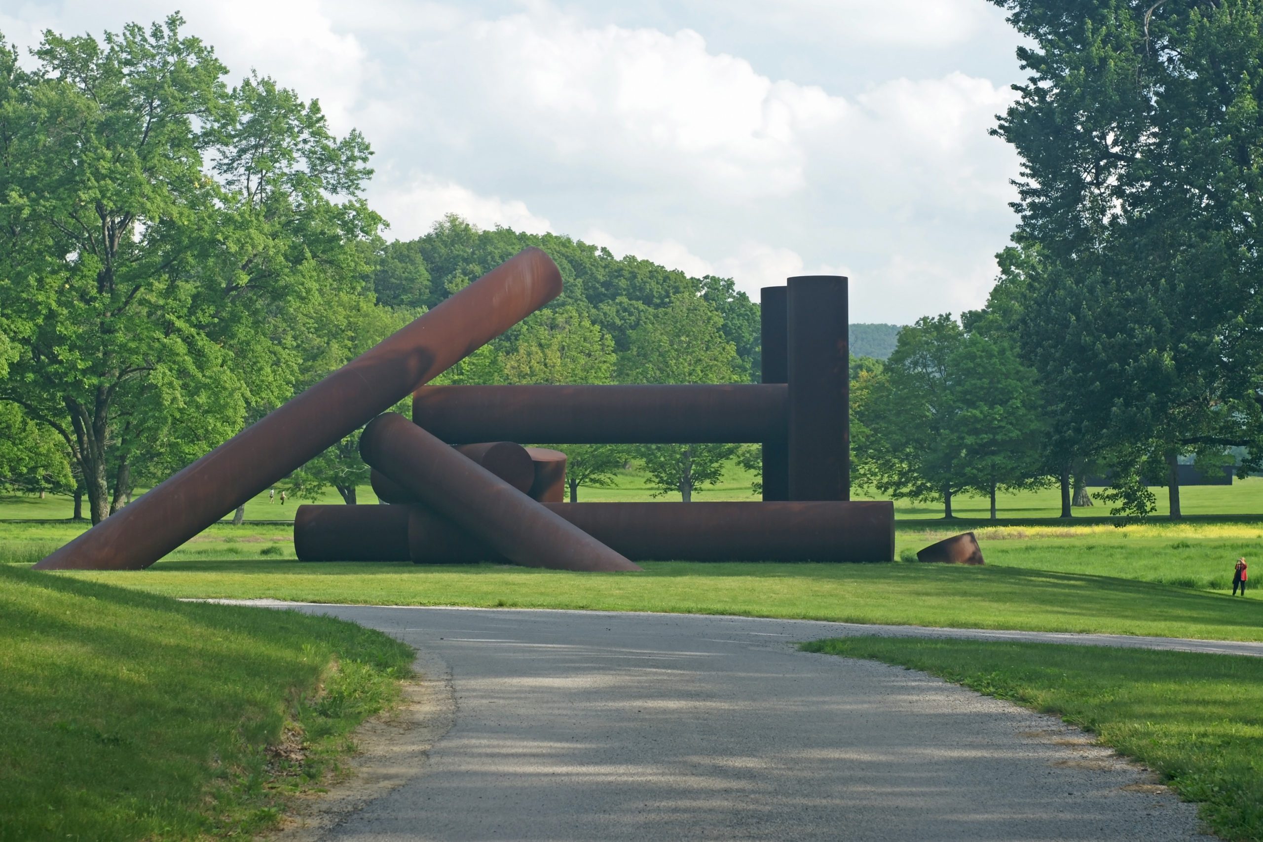 Visiting Storm King art center in New York