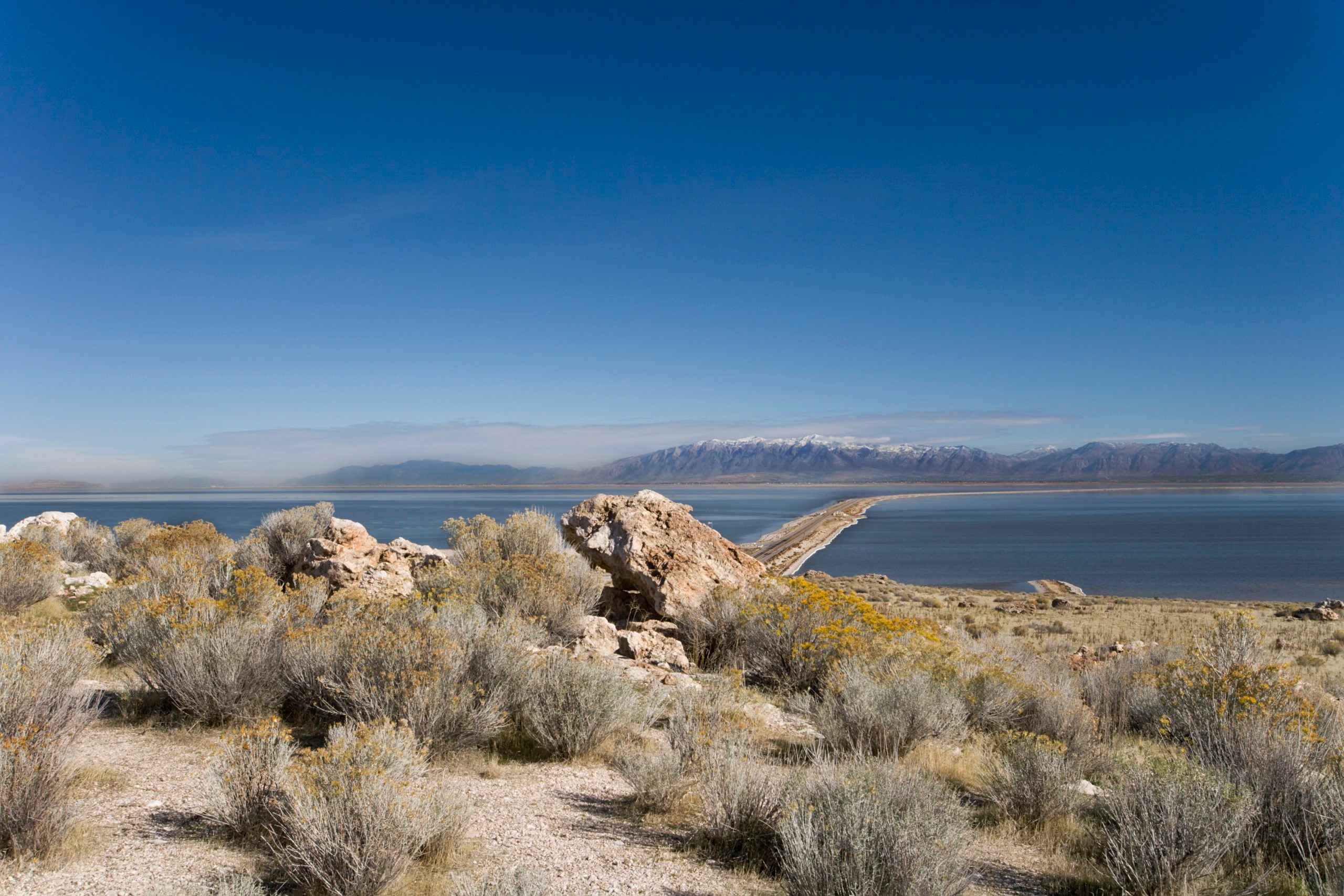 Antelope Island State Park in Utah