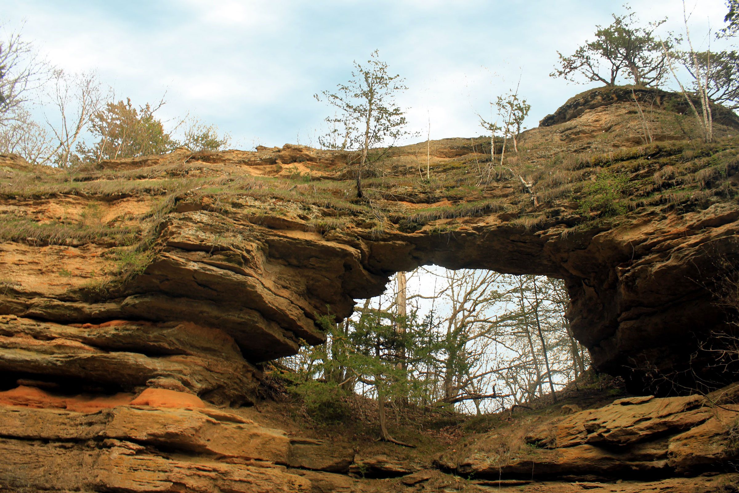 natural bridge state park, wisconsin