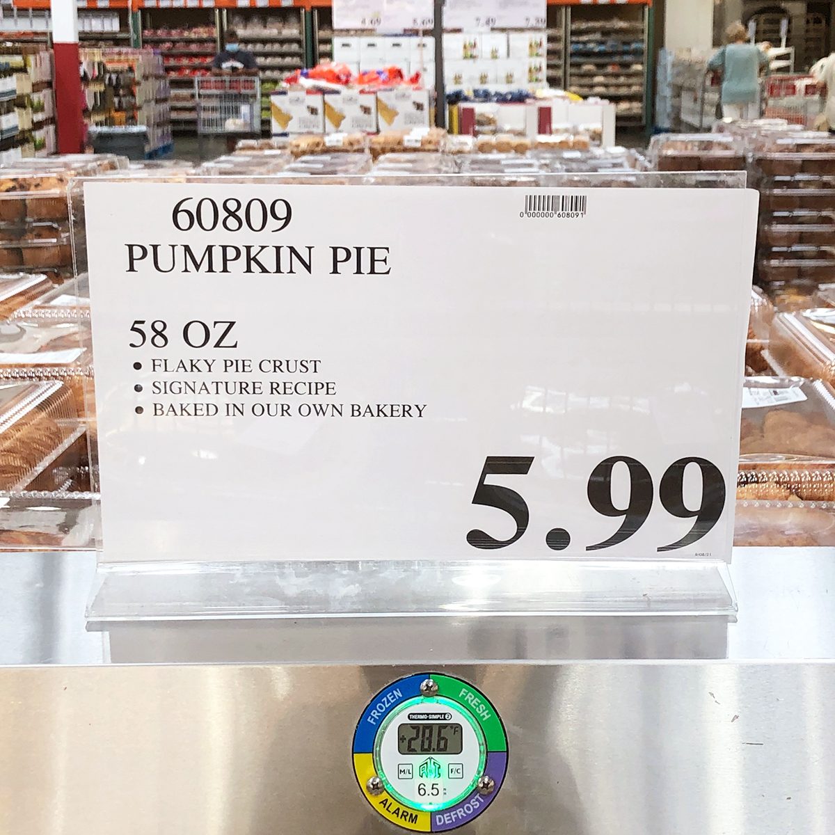 Costco Pumpkin Pie Sign Rachel Wilke
