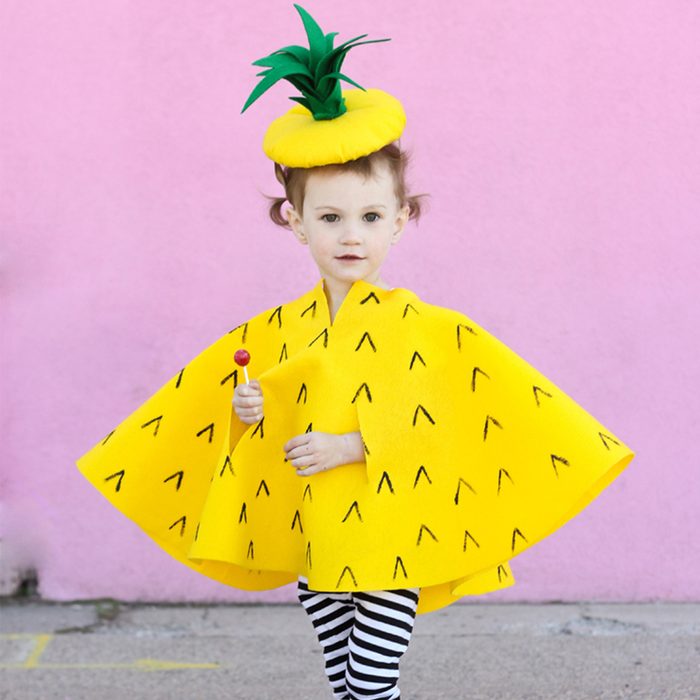 Diy Pineapple Kids Costume Via Deliacreates