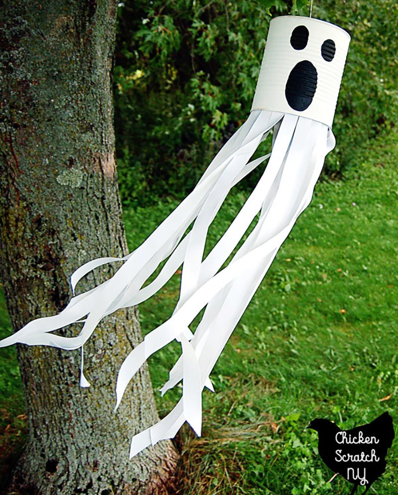Diy Ghost Windsock halloween decoration