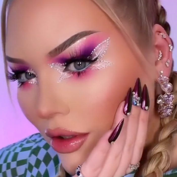 Nikkietutorials Butterfly Makeup 2