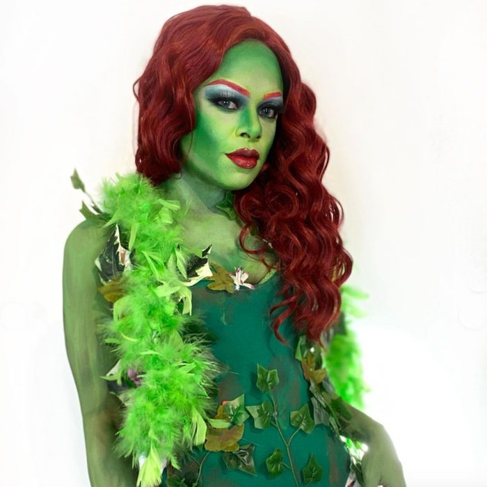 Poison Ivy Face Paint