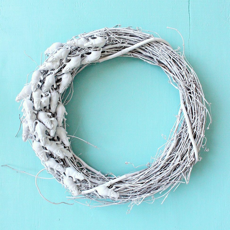 Rat Wreath halloween decoration