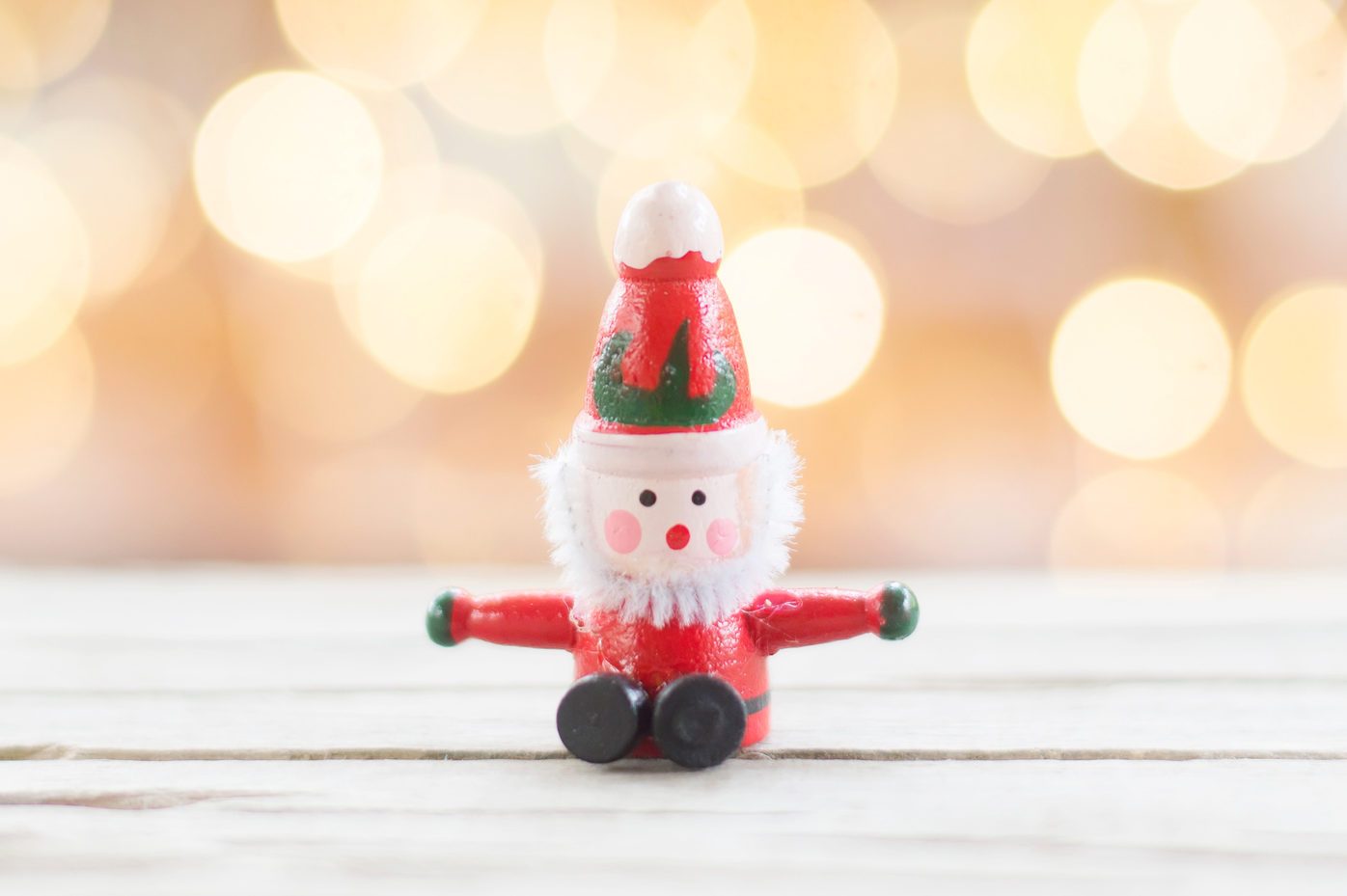 Close-Up Of Christmas Decoration On Table