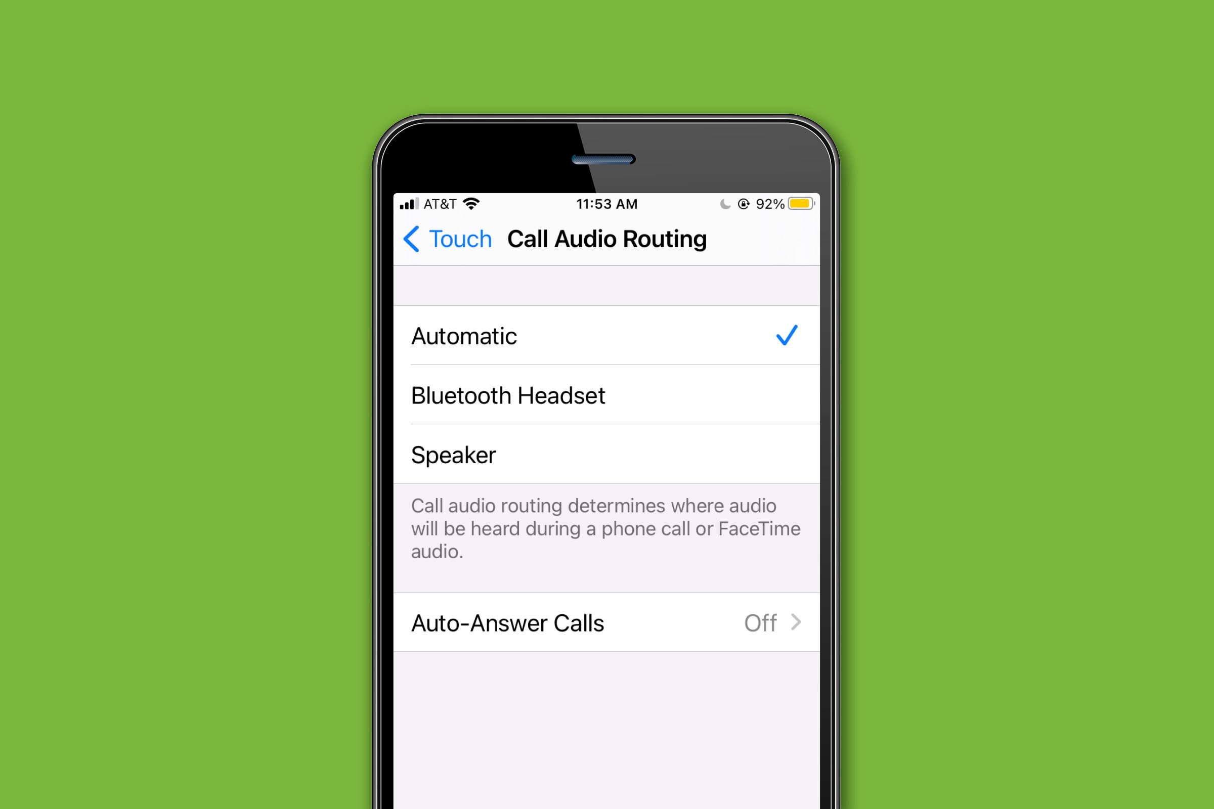 Set your phone to answer itself