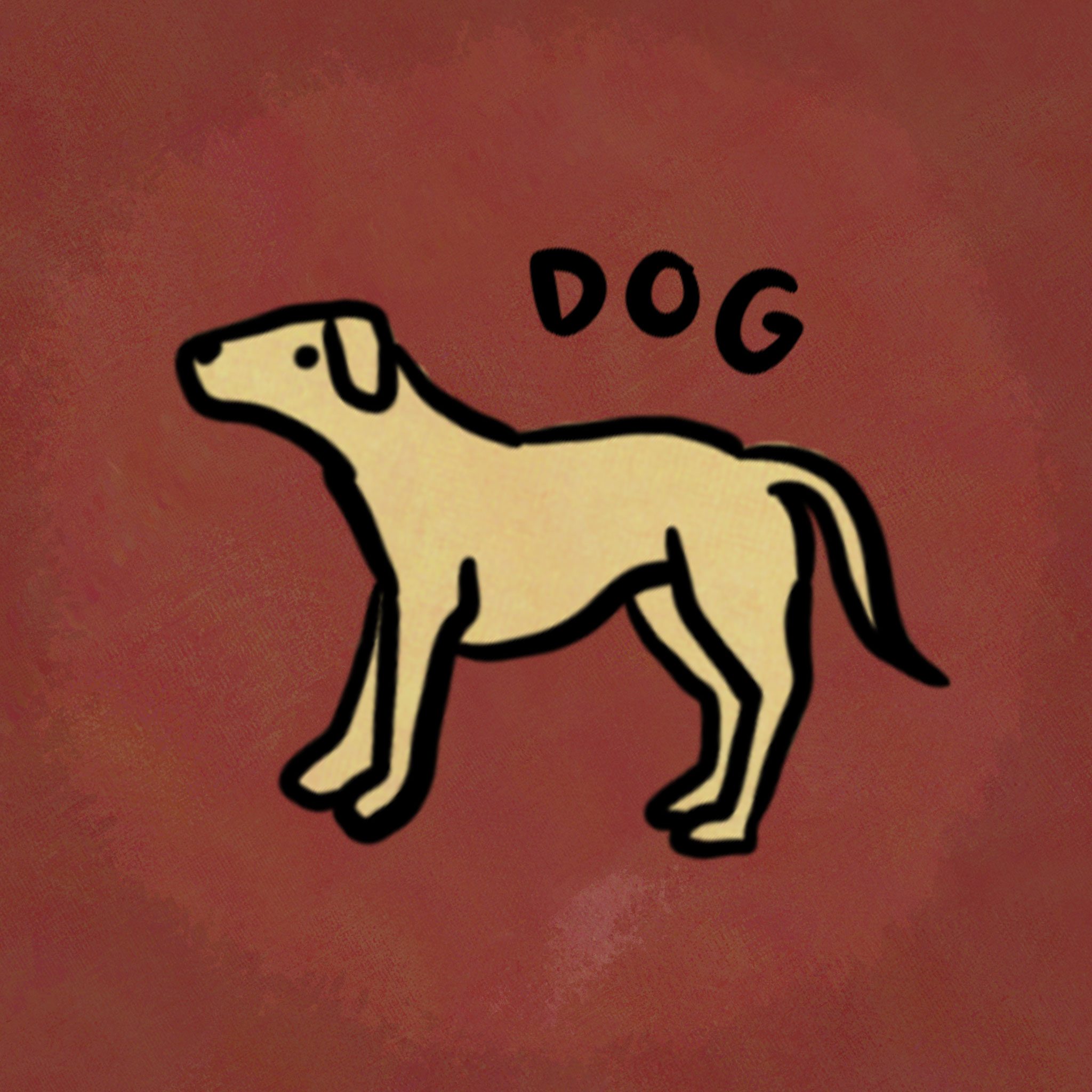 Illustration of animal from the chinese zodiac: Dog