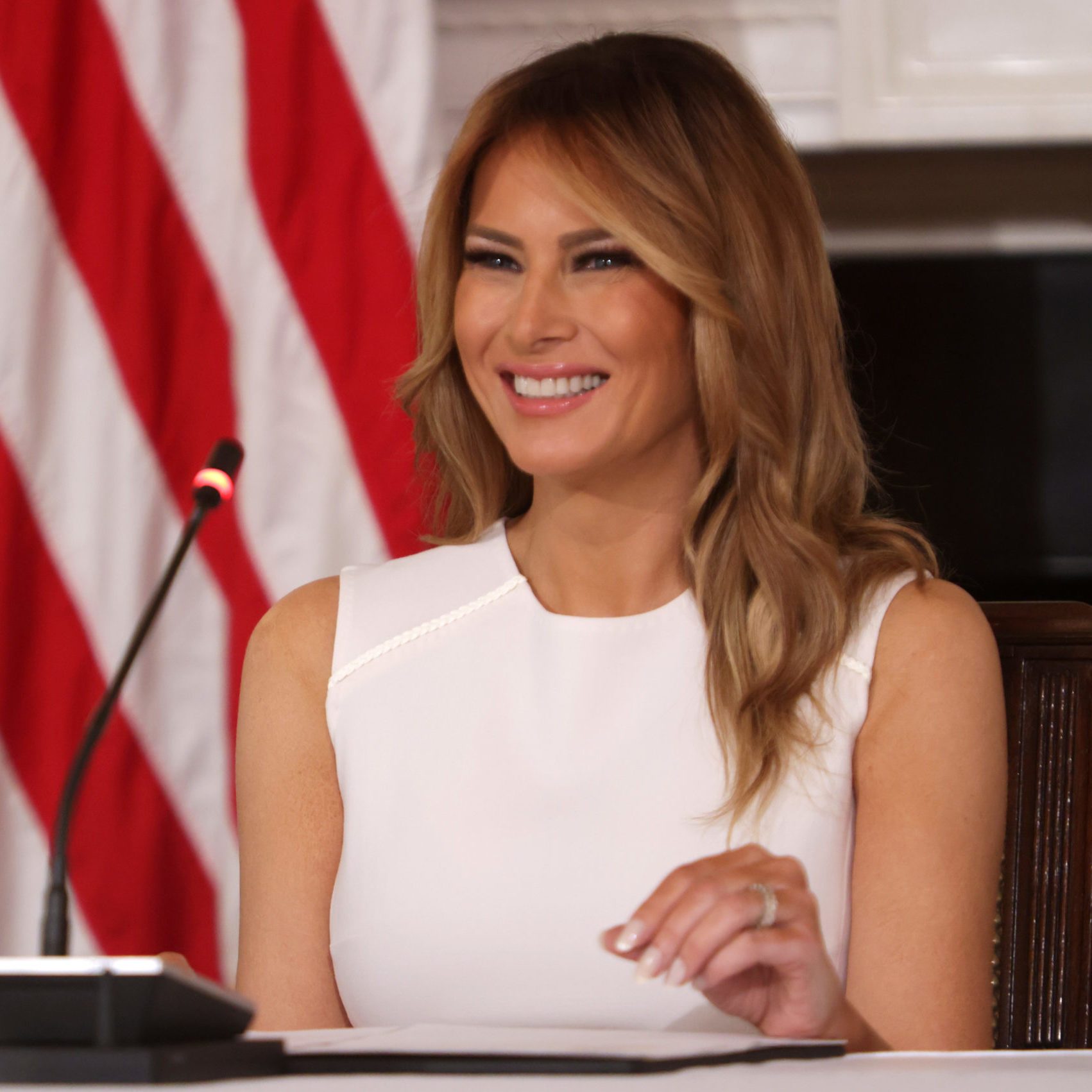 First Lady Melania Trump Hosts Roundtable Discussion On Sickle Cell Anemia