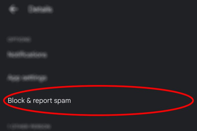 Block Contact Android